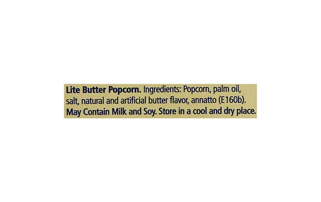 American Garden Popcorn Butter Lite Box 240 grams GoToChef